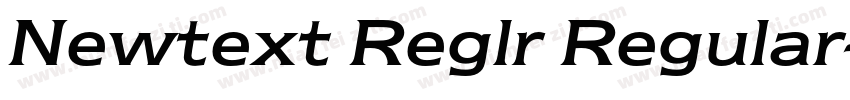 Newtext Reglr Regular字体转换